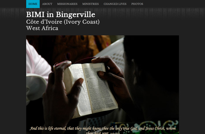 BIMI Bingerville Website